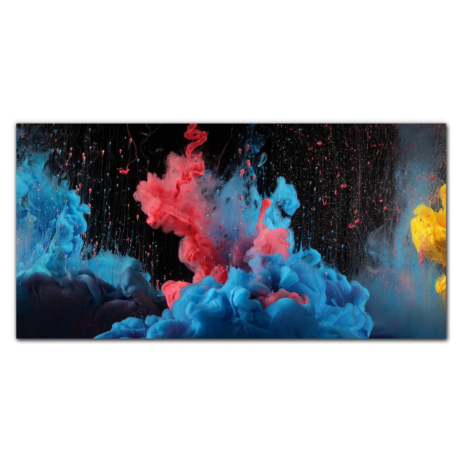 Crédence de cuisine en verre trempé 100x50 cm protection murale adhésive
