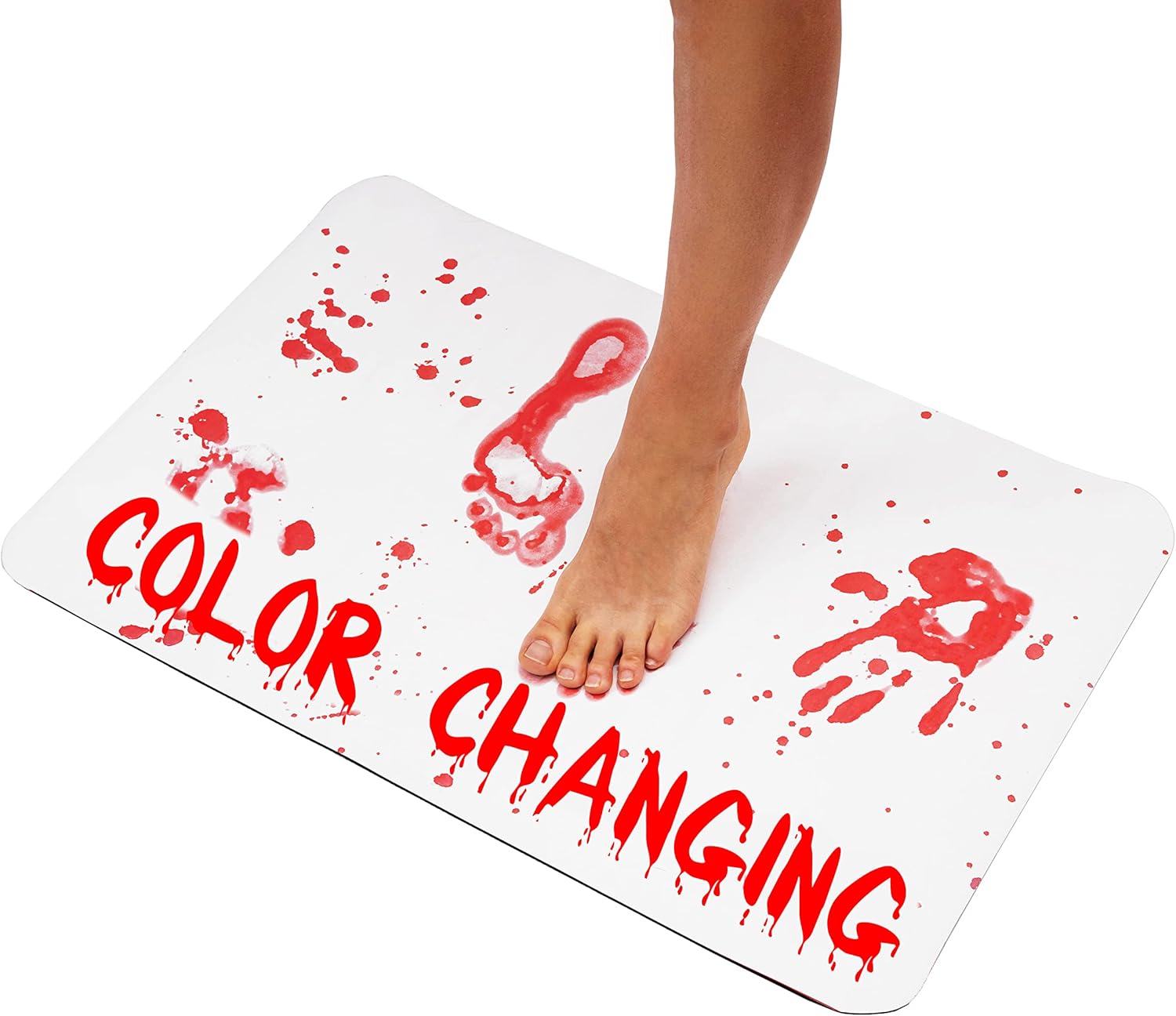 Goody Products The Murder Mat Bath Mat Changes Color Instantly Turns