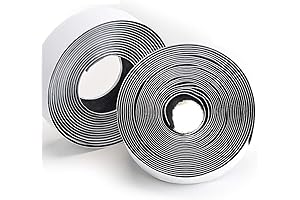 Hook Loop Tape Roll Strips 2 inches x 16 Feet with Adhesive...