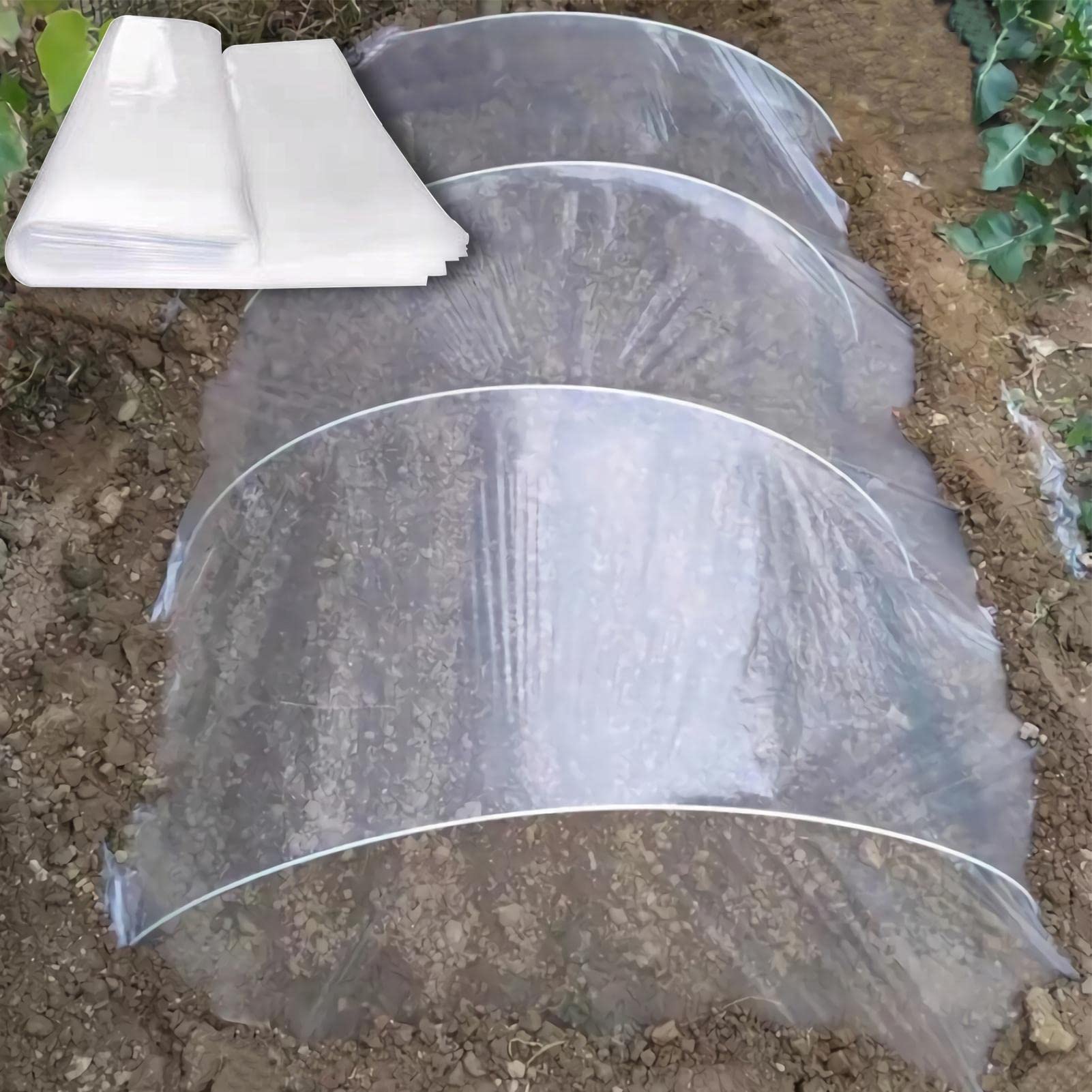 Telo in plastica impermeabile resistente per serre, agricoltura e protezione del pavimento, copertura in polietilene trasparente per tunnel e pittura
