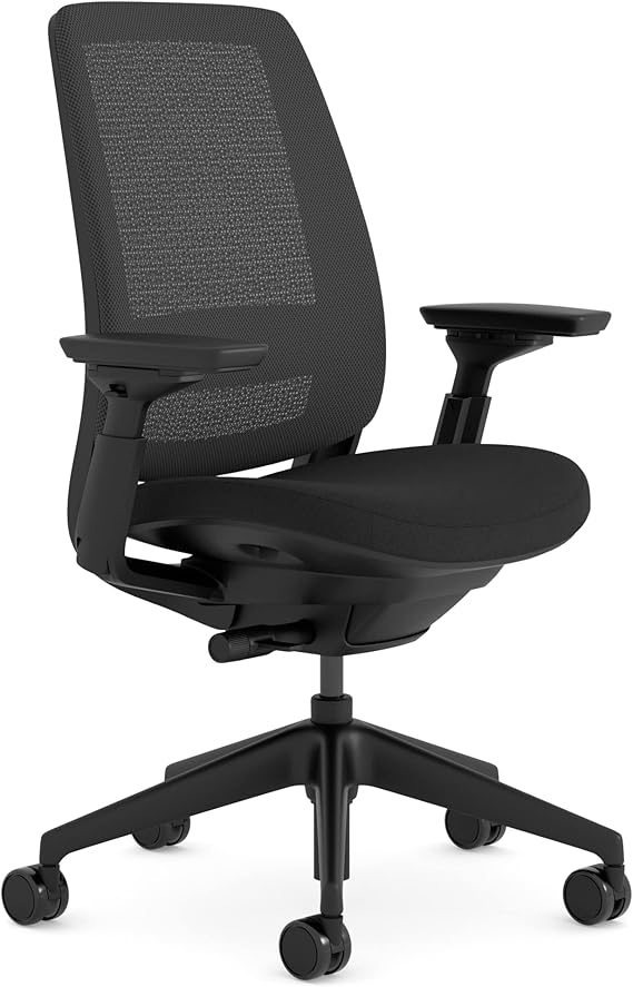Steelcase Series 2 Ergonomic Office Chair With LiveBack Lumbar Support And 4D Armests Black