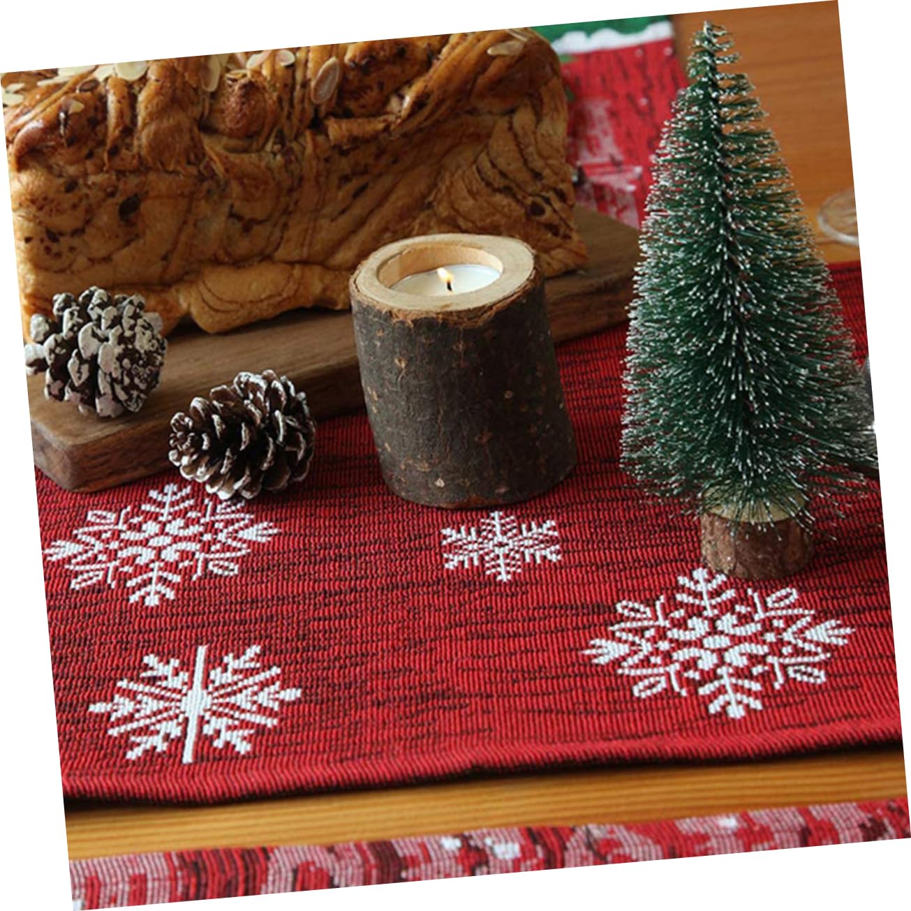 ABOOFAN 3 Stck. Weihnachtstischläufer Weihnachts-mitteldecken Christmas Table Cloth Tischläufer aus Käsetuch für Esstisch Weihnachten Schneemann Esstisch Ornament