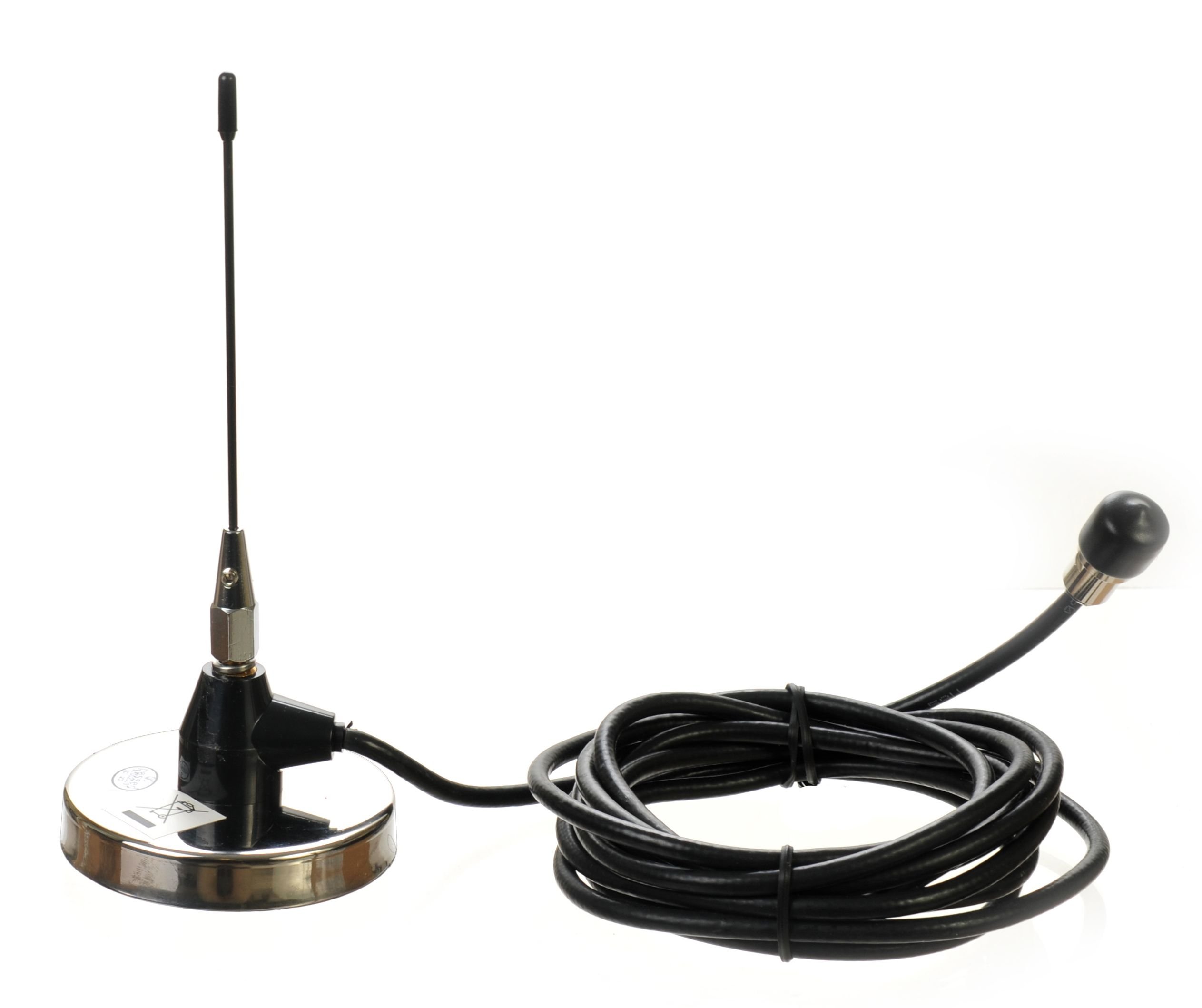450-470 MHz Mobile Magnetic Mount Antenna with 3.2 dB gain (TNC Plug-Male Connector)
