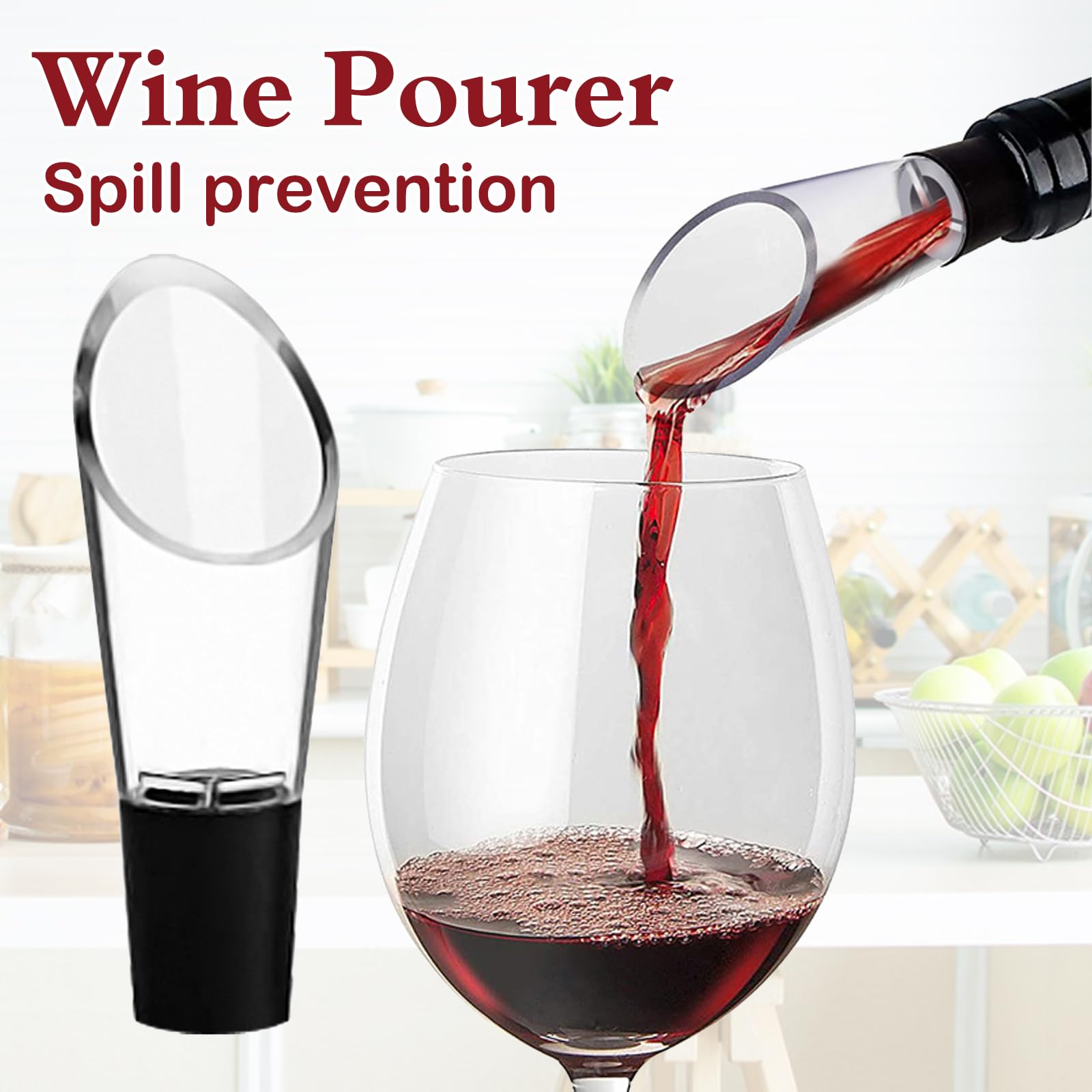 Sacacorchos de vino 4 en 1 profesional con cortapapel, vertedor y tapón
