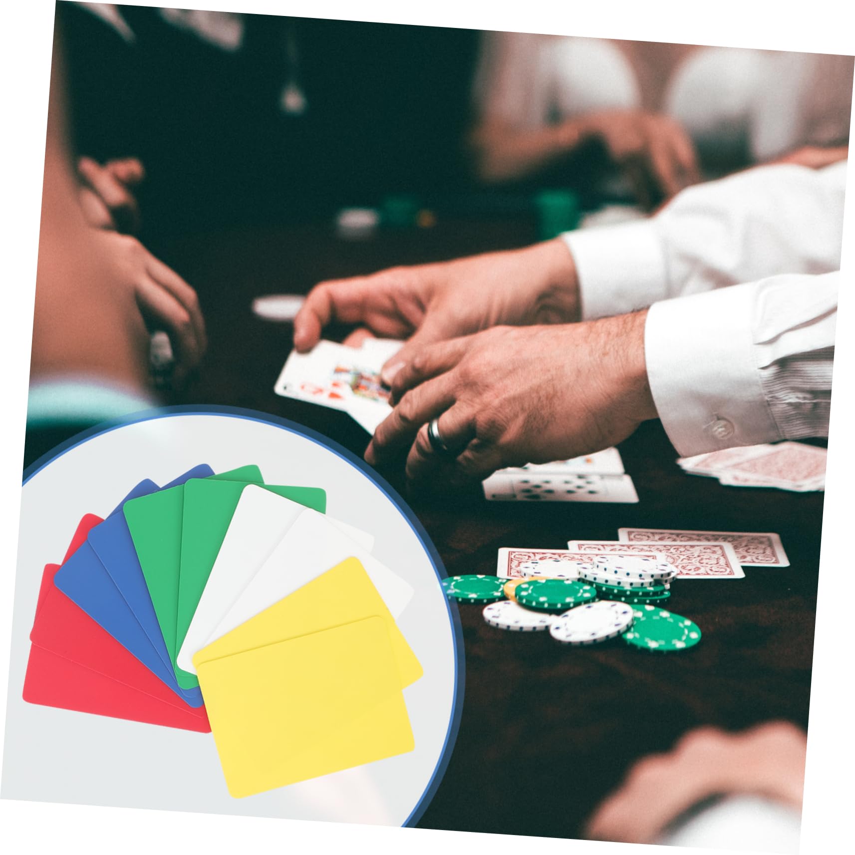 TOYANDONA 50pezzi Carte Da Poker Cut Card Strumenti Professionali Per Giochi Da Tavolo e Resistente Per Partite Poker e Giochi Carte