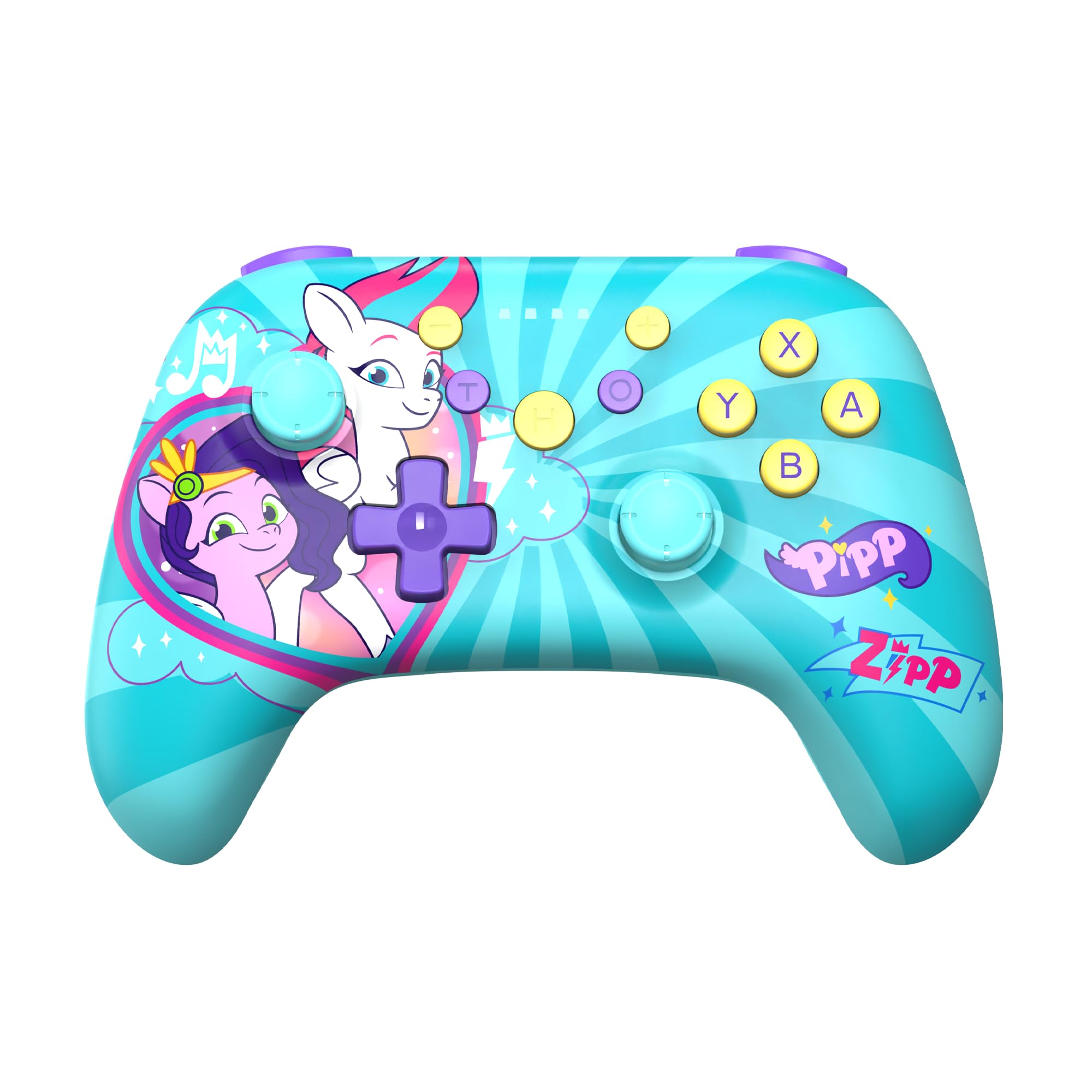 Freaks And Geeks My Little Pony - Manette Switch/PC Nano Sans-fil - My Little Pony Pipp & Zipp