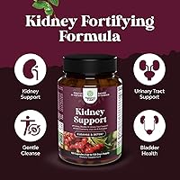 Vista 4 de Suplemento avanzado de apoyo renal - Cápsulas de extracto de arándano para limpieza, desintoxicación y reparación de los riñones con Uva Ursi