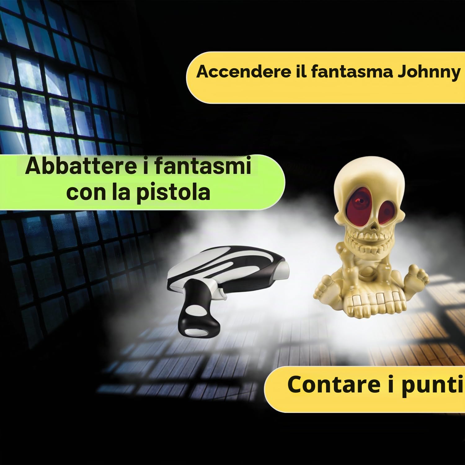 HUCH! | Caccia ai Fantasmi | Giochi da Tavolo a Partire dai 6 Anni | Puoi catturare la Mente Fuga? | Regali per Bambini | Giocattoli per Bambini 6 Anni | Gioco per Feste per Bambini | dai 2 Giocatori