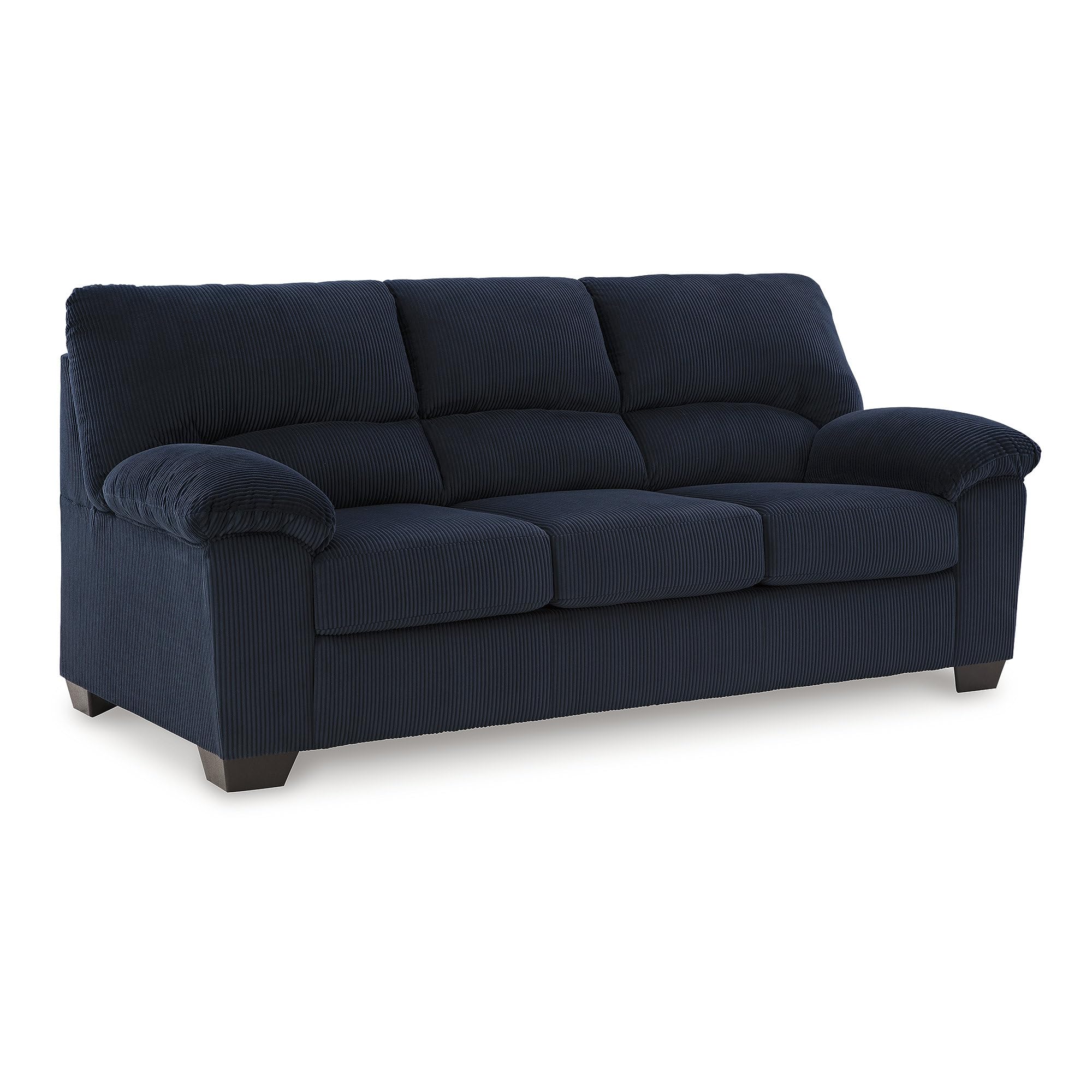 signature design by ashley simplejoy contemporary sofa for living room, blue