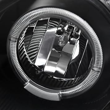 SPEC-D TUNING LED Halo Black Projector Headlights