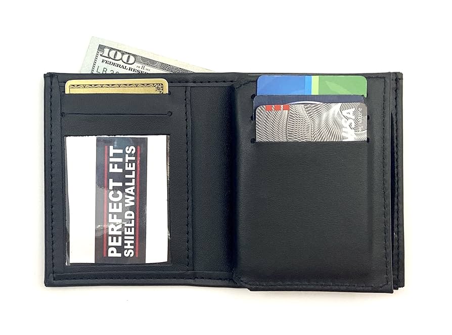 Amazon.com : 7 Point Star Bi-Fold Hidden Badge Wallet