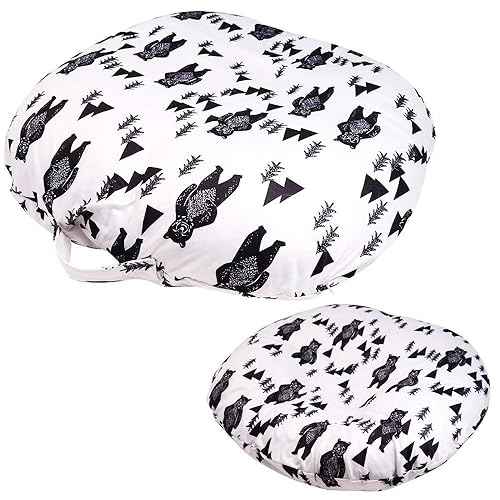 Miniatura 6 de Funda para tumbona de bebé, funda de tumbona para recién nacido, para niños, ajuste ceñido, funda extraíble para bebé, animal transpirable y