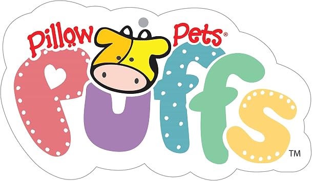 Pillow Pets Carly Cow Puff Stuffed Animal Plush