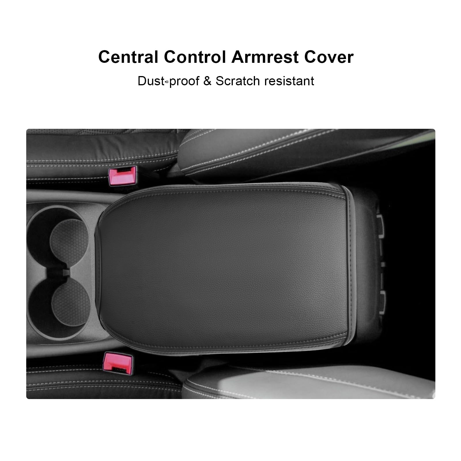 BIXUAN Compatibile con Nissan Qashqai e-POWER J12 2021 2022 2023 2024 2025 Bracciolo Copertura Braccioli Consolle Centrale Bracciolo Copertura Accessori Interno Protezione Pelle Imbottitura