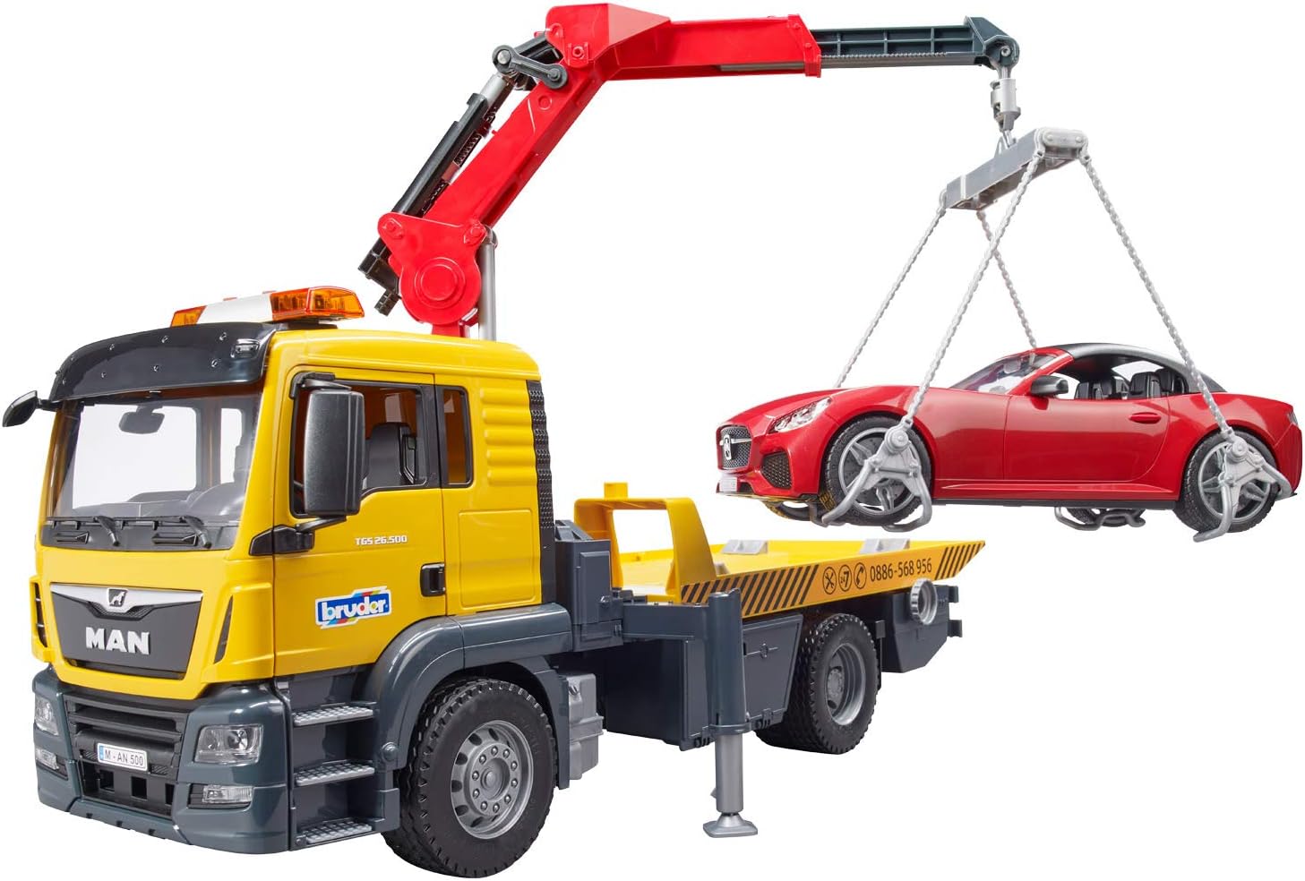 MAN TGS Tow Truck with roadster and L&S module
