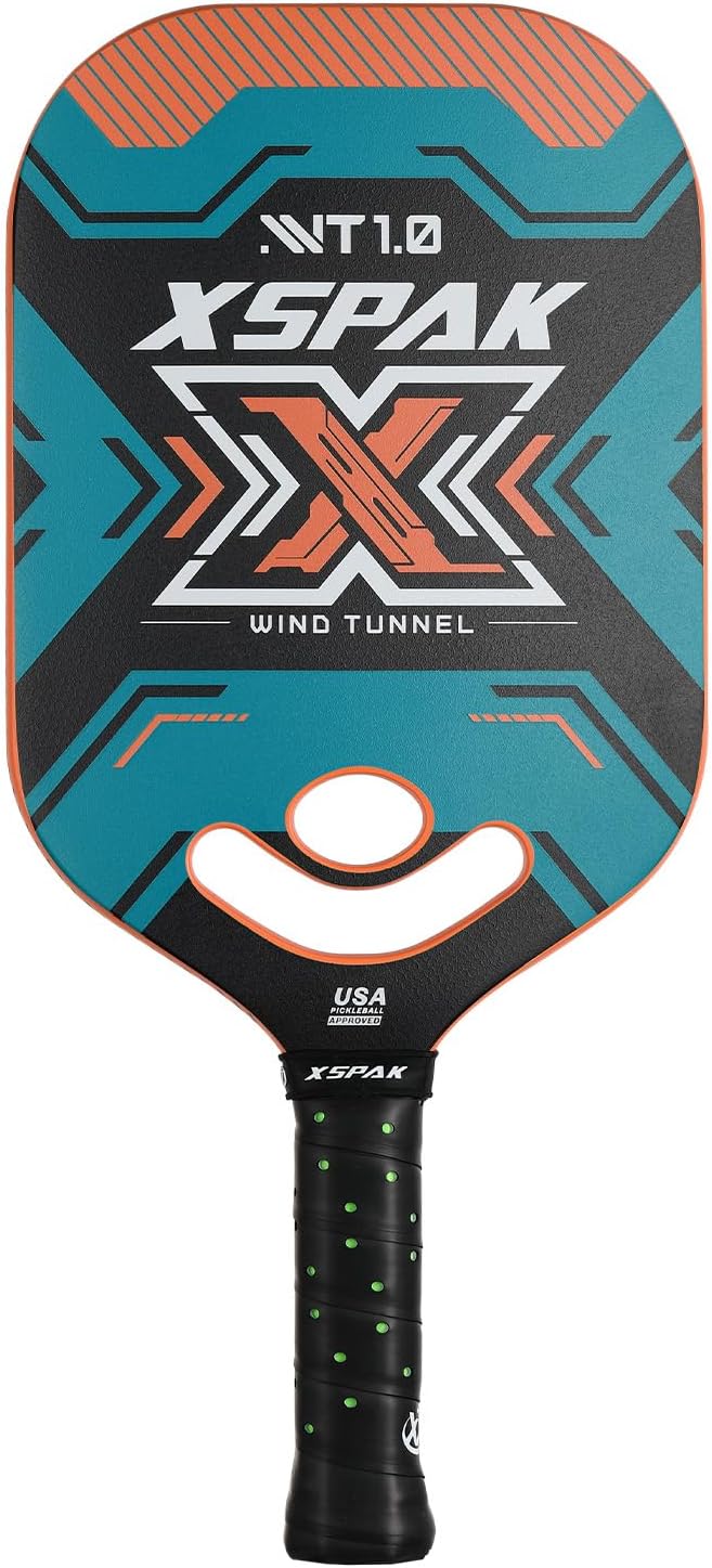 USAPA Carbon Fiber Pickleball Paddle | T700 Carbon Friction Surface Pickleball Paddle with Shock Absorber | The Pickle Ball Paddle Designed for Unmatched Control and Added Power