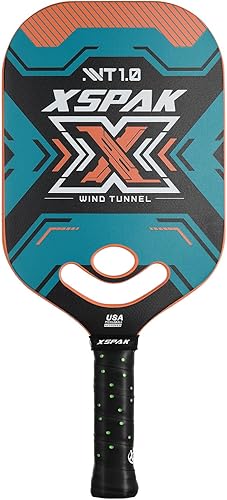 XS XSPAK USAPA Carbon Fiber Pickleball Paddle  T700 Carbon Friction Surface Pickleball Paddle with Shock Absorber  The Pickle Ball Paddle Designed