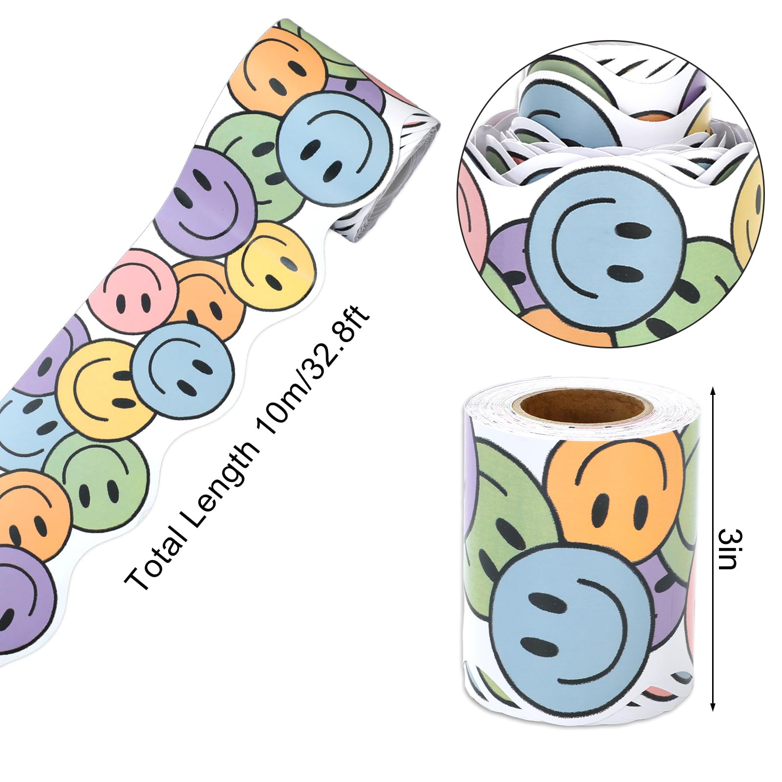 Bleistiftmuster Border Trimm 25,9 Fuß - Wandaufkleber Für Klassenzimmer & Tafeln