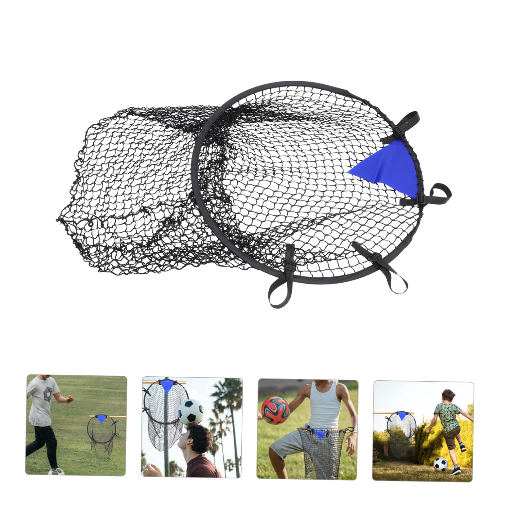 Bolsillo para Portería De Fútbol. Red De Futbol Red De Portería Redes De Futbol Fútbol Americano Pelota Pero De Futbol Deportes Post De Objetivos Black Poliéster