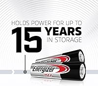 Vista 4 de Energizer Baterías AA MAX (paquete de 16), pilas alcalinas doble A