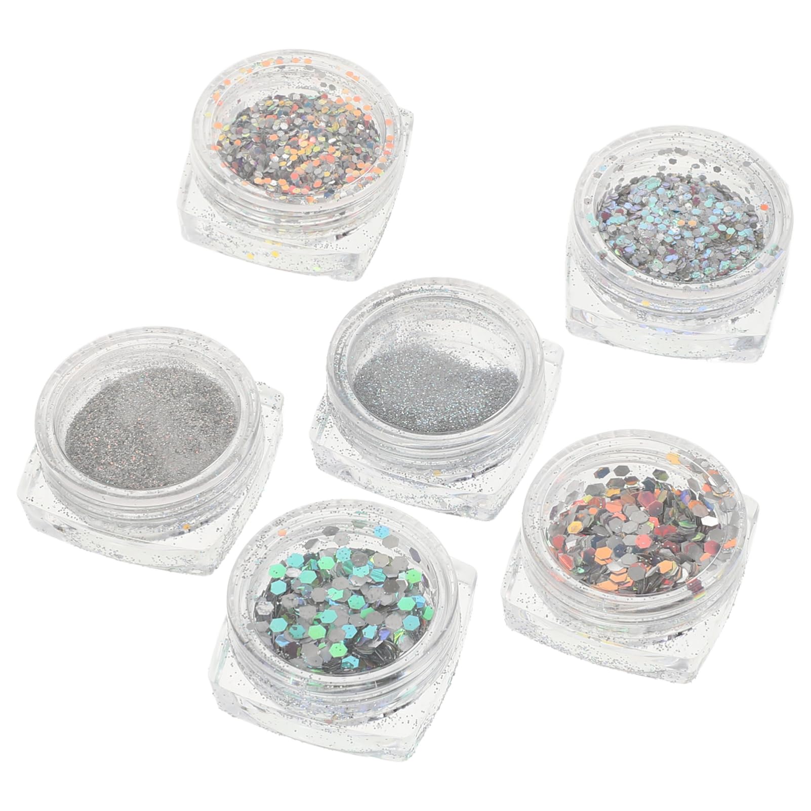 Beatifufu Nail Glitter Flakes Neon Reflective Diamond Glitter Long-Lasting Sparkle for Nails Art Sequins DIY Nail Polish Dec