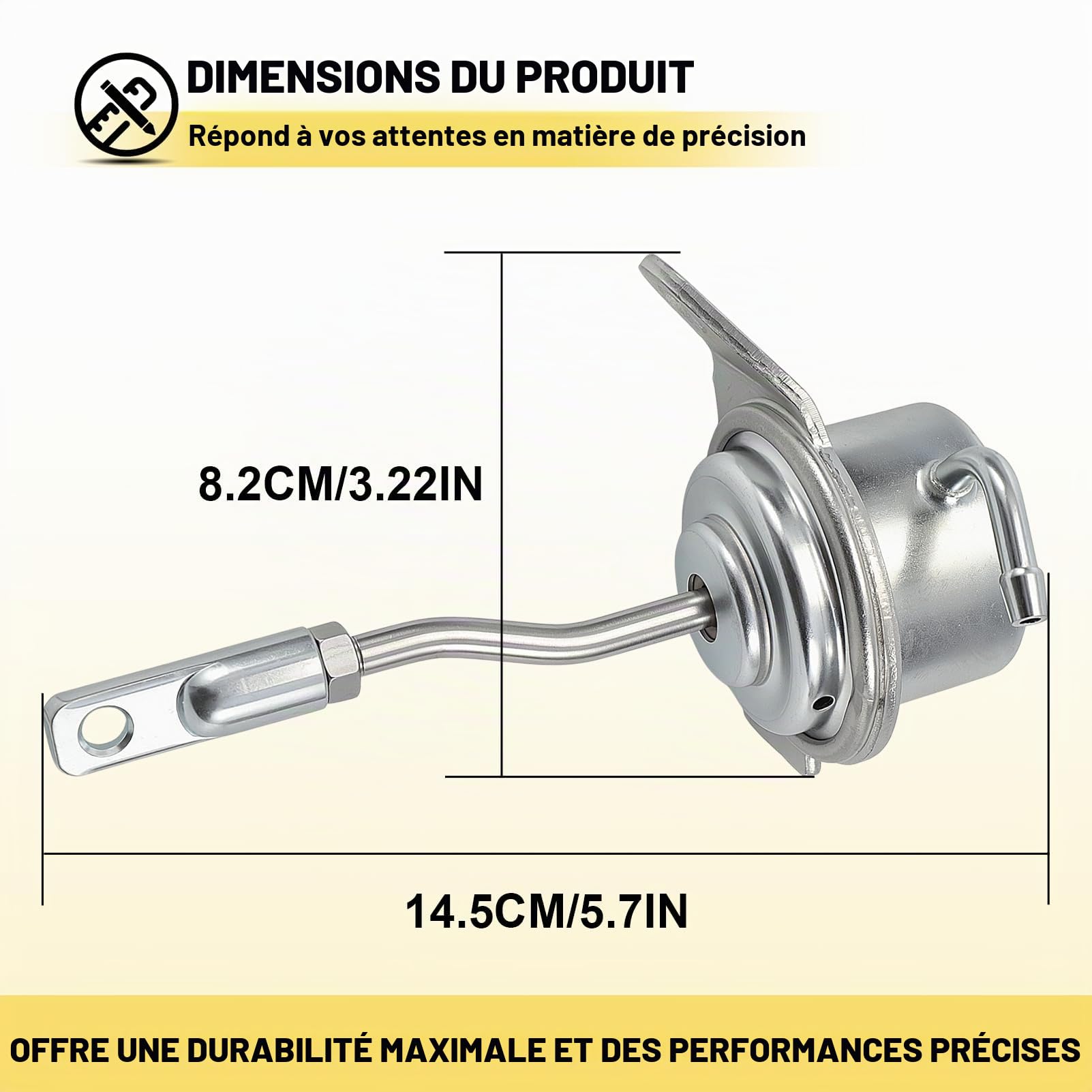 Actionneur Wastegate Turbo Pour Berlingo C3 C4 Jumpy C-Max Fiesta Focus, 207, 307, 308, Expert Partner Xsara Picasso Scudo SX4, 1.6 HDI D 75/90 Cv Actionneur Turbocompresseur 3M5Q6K682DE