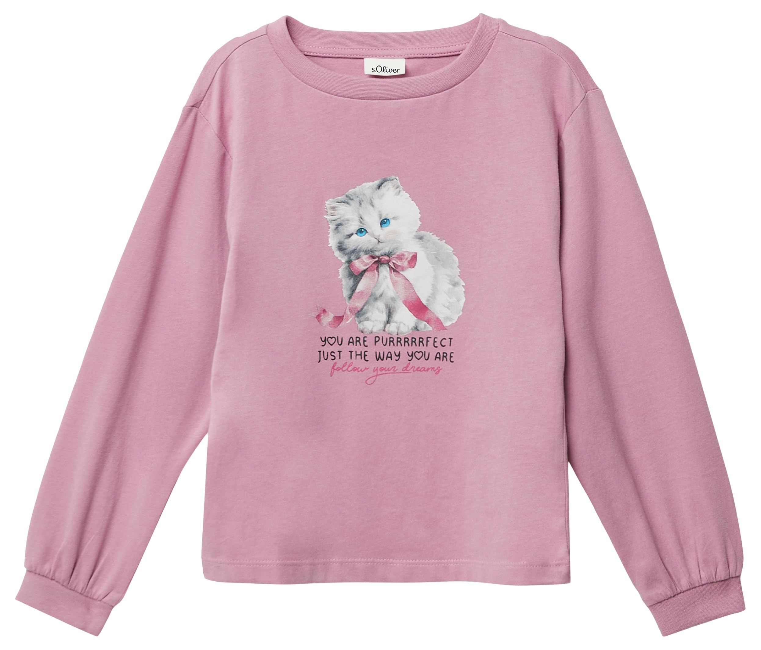 s.Oliver Longsleeve im Loose Fit mit Frontprint