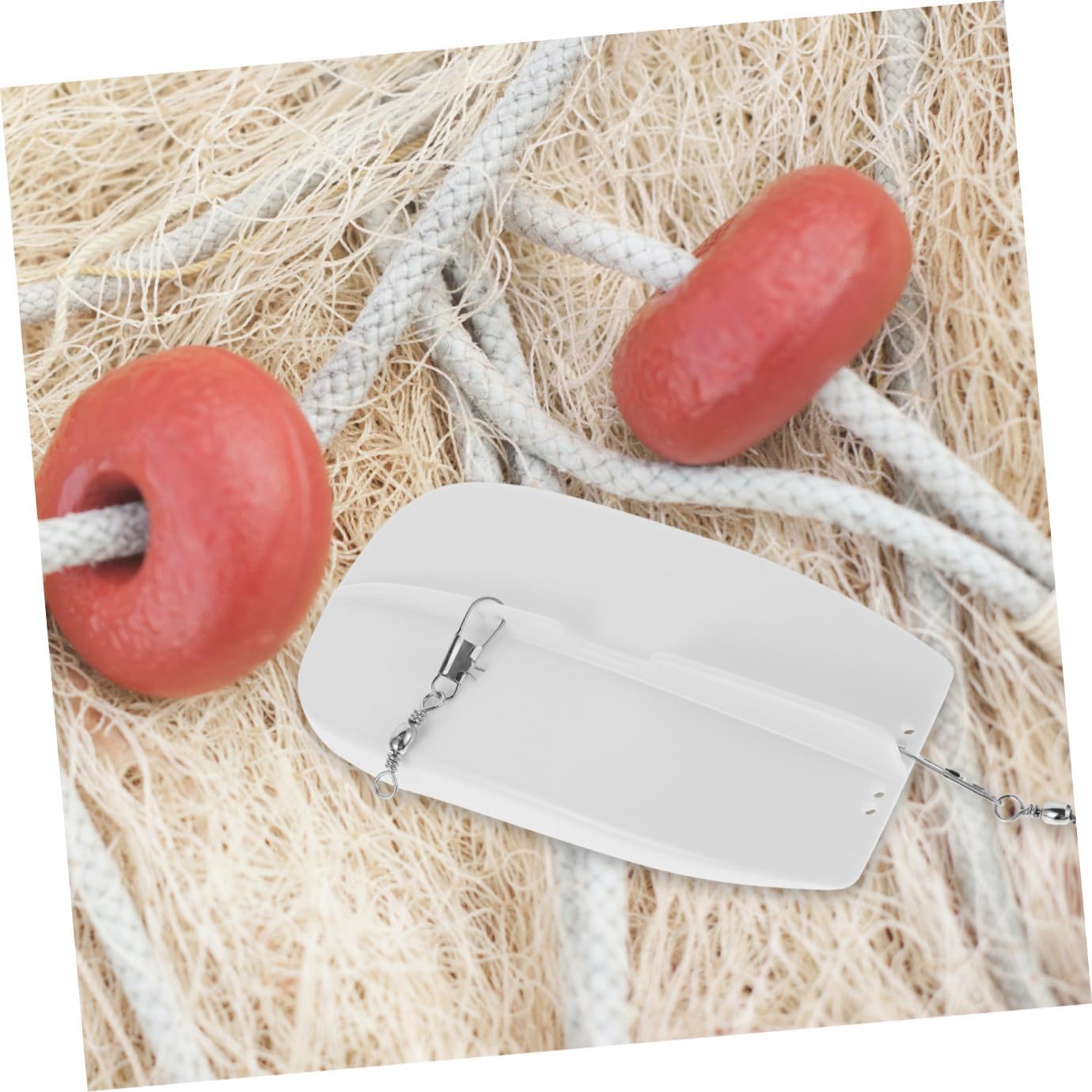 1pc Planer Dive Board Fishing Trolling Board Planer Artificial Bait White Plastic Boat Sea Fishing Accessory Tool