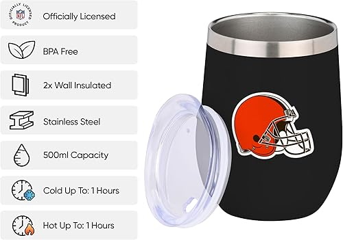 Miniatura 113 de FOCO NFL - Taza de viaje de 12 onzas con aislamiento con logotipo de equipo de la NFL para adultos
