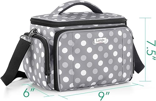 Vista 6 de LUXJA Bolsa de transporte compatible con Cricut Joy, funda de transporte compatible con Cricut Joy y juego de herramientas, bolsa compatible