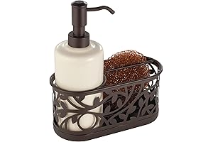 iDesign Ceramic Bathroom Soap Dispenser and Caddy: A Stylish Solution for Your Bathroom Storage Needs