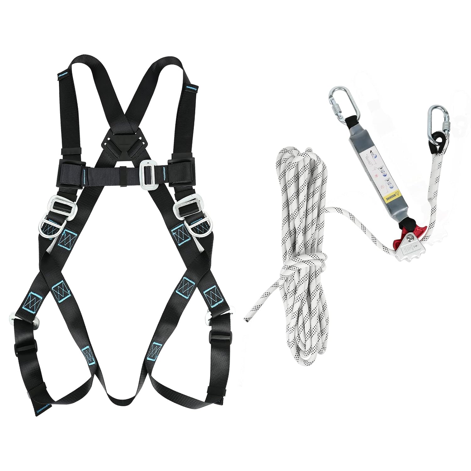 Fall Protection Safety Harness, 1 Point Fall Arrest Harness, Full Body