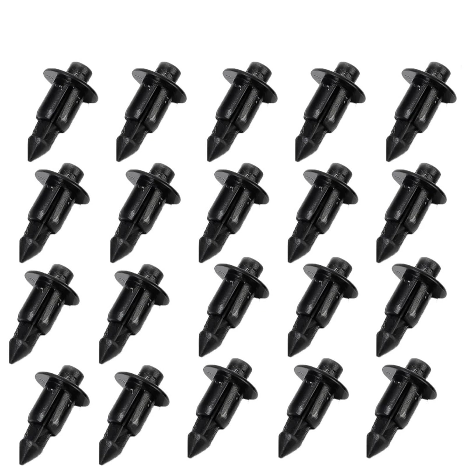 YTQMoreBNZ Motorcycle Plastic Rivet Fasteners For Suzuki Kawasaki Sports Car Motorcycle Shell Fastener Clips Rivet Auto Accessories Tools(20pcs)