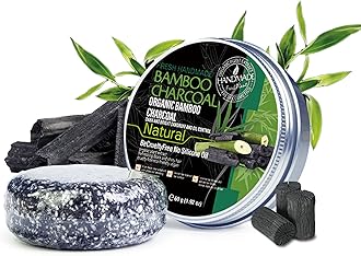 Bamboo Shampoo Bar for Hair, Deep Cleansing for Hair Scalp & Loss,Promotes Hair Growth, 0 Silicone Oil