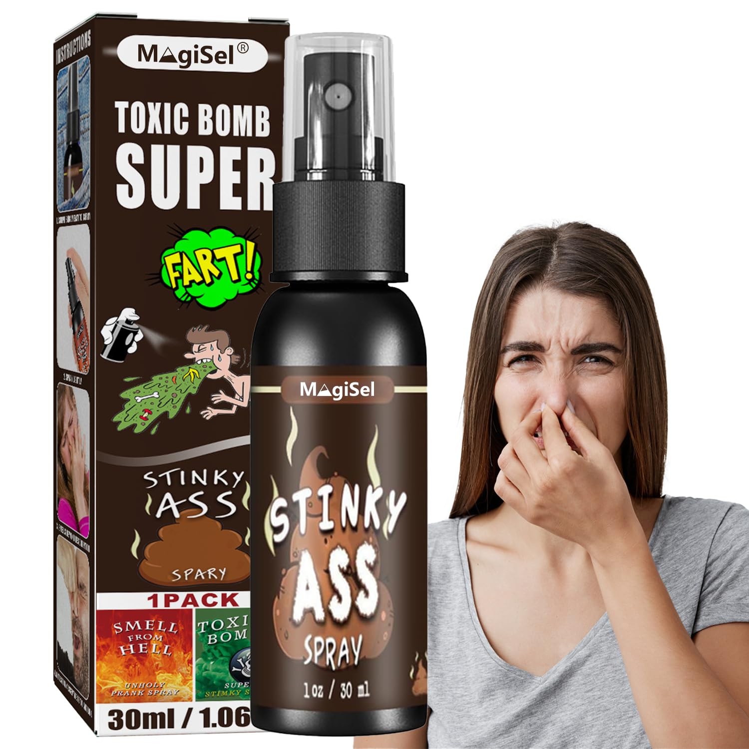 Scoreggia Liquido,Spray Puzzolente Liquido,Liquido Farta Spray,Farta Puzzolente Spray,Liquido Scoreggia Odore,Spray Scoreggia Liquido,Che Odora Puzzolente,Roba di Cacca Scherzosa Non Tossica,Bomba