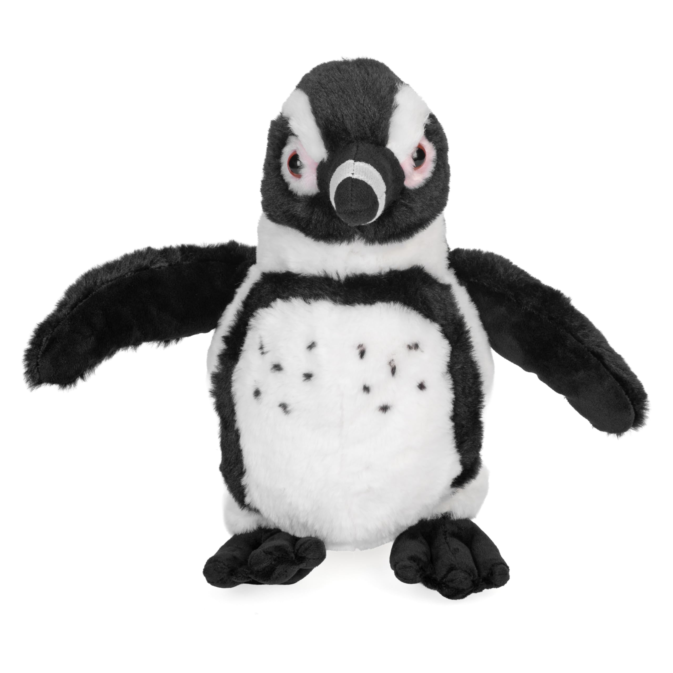 Wild Republic Cuddlekins Pinguino dai piedi neri, Peluche Di Animali, 30 cm, Peluche Per Neonati, Peluche Per Regalo Di Compleanno Imbottitura Realizzata Partendo Da Bottiglie Riciclate