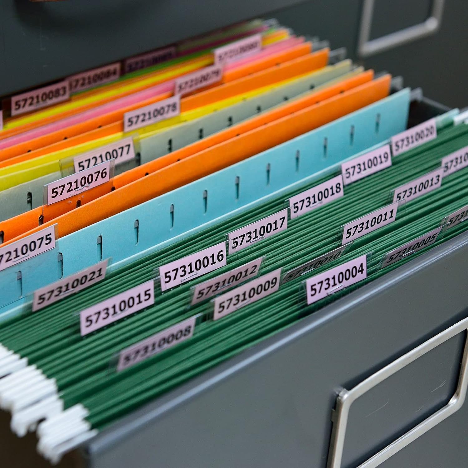 Ctosree 10 Rolls Rectangular Colored Sticker Color Coding Sticker Rolls 10 Colors Rectangle Adhesive Label Solid Colors Label Tags for Inventory Organization, File Classification (1.57 x 0.75 Inch) : Office Products