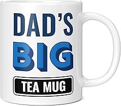 Mug Monster - Dad's Big Tea Mug, Father's Day Gift, Birthday Present for Dad, Giant Mugs for Men, Huge Cup Hot Drinks, Oversized Tea Cup, Extra Large Ceramic Gift