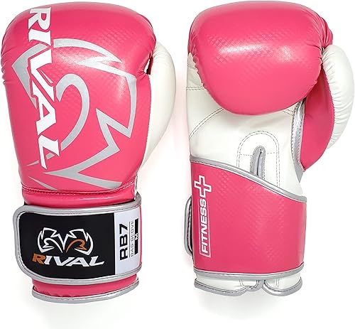 Miniatura 2 de Guantes de boxeo RIVAL Boxing RB7 Fitness Plus con sistema de correa ergonómica y acolchado de alta densidad en capas para trabajo con saco pesado y
