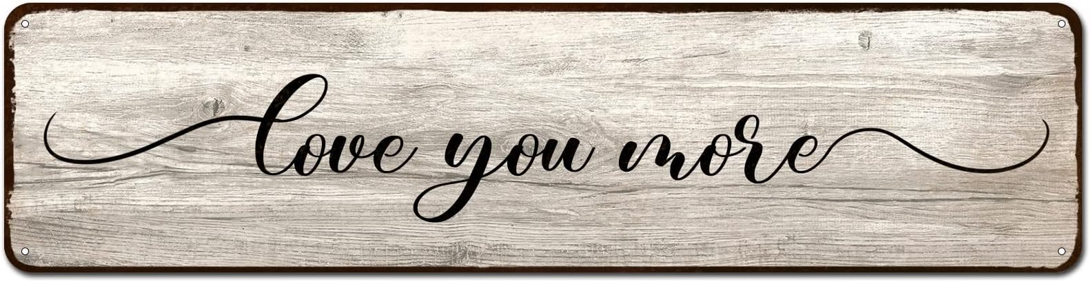CIVOTIL Porch Sign, Porch Decor for Home, Bar, Farmhouse, 4"x16" Aluminum Metal Wall Sign - This is Our Happy Place