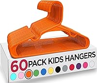 Vista 50 de Utopia Home Paquete de 60 perchas para niños, perchas de plástico de 11.5 pulgadas para armario, perchas para ropa y colgador infantil para armario