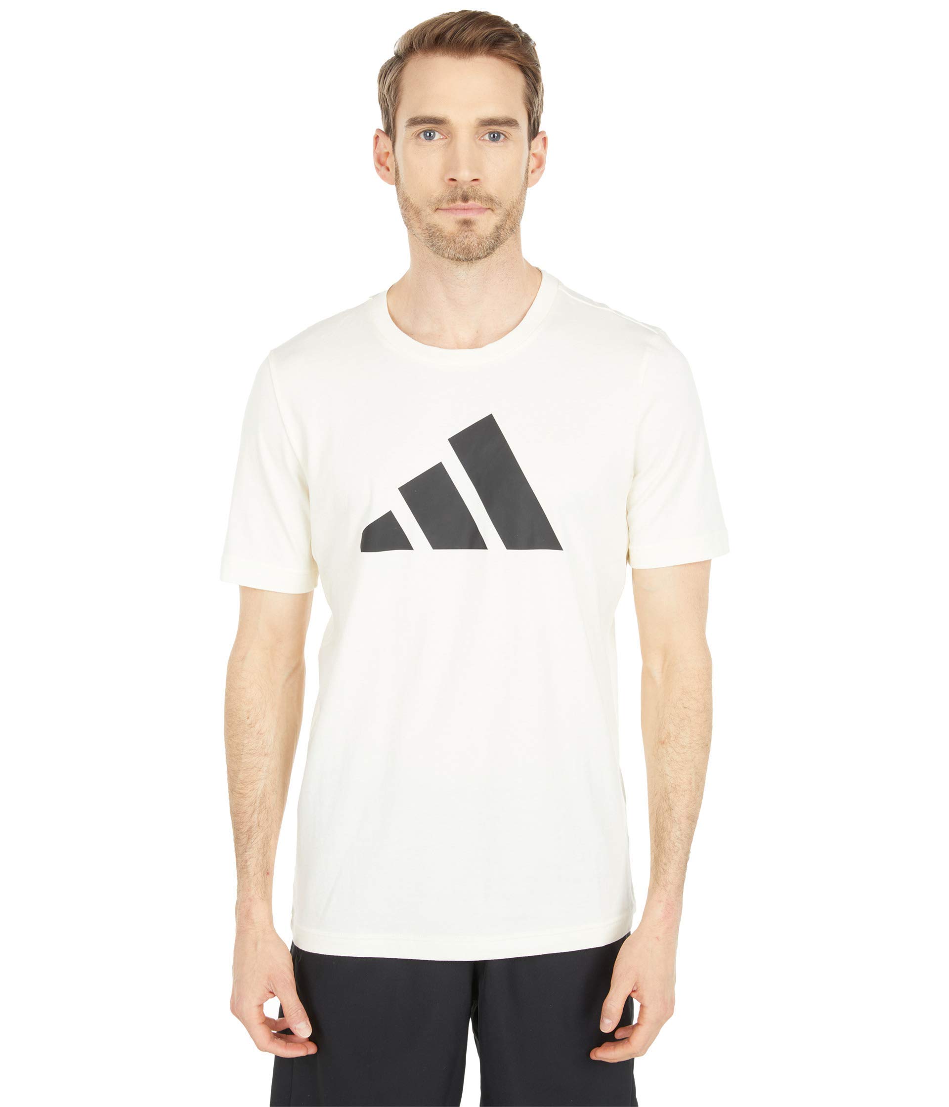 adidasmens BIC Badge of Sport Tee Cream White Medium