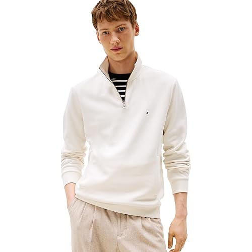 Tommy Hilfiger Men's Medium Weight 1/4 Zip Sweatshirt