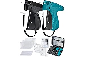 Tagging Gun for Clothing with Hard Case, Labeler Kit with Steel Pins and Labels