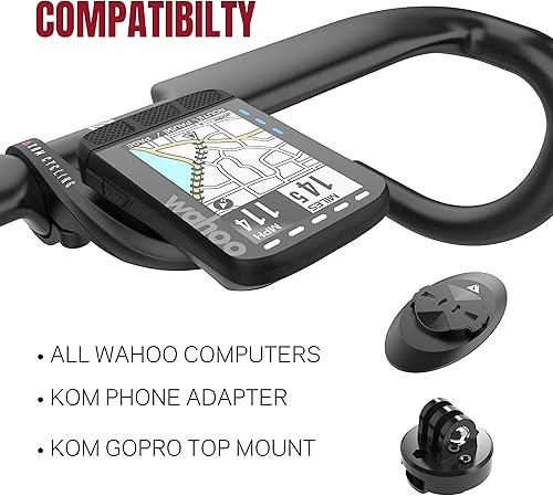 Miniatura 5 de KOM Cycling Wahoo Elemnt - Soporte compatible con múltiples computadoras Wahoo, incluyendo Wahoo Elemnt Bolt, Elemnt Roam, Elemnt Mini y Elemnt,