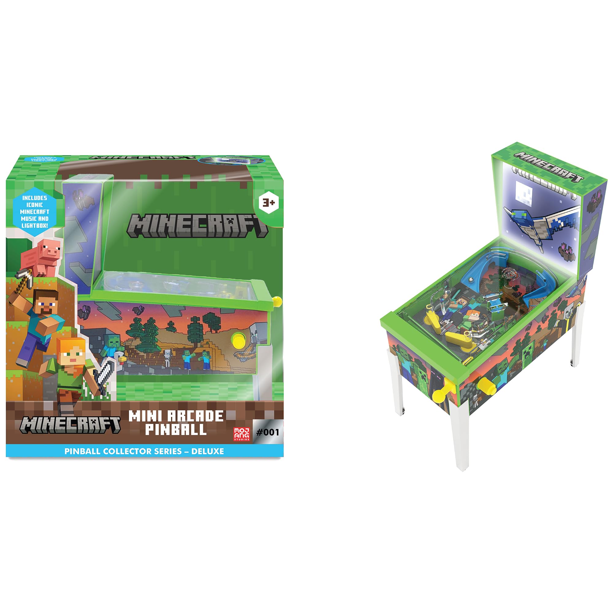 Amazon.co.jp: Minecraft:ミニアーケードピンボール - デラックス