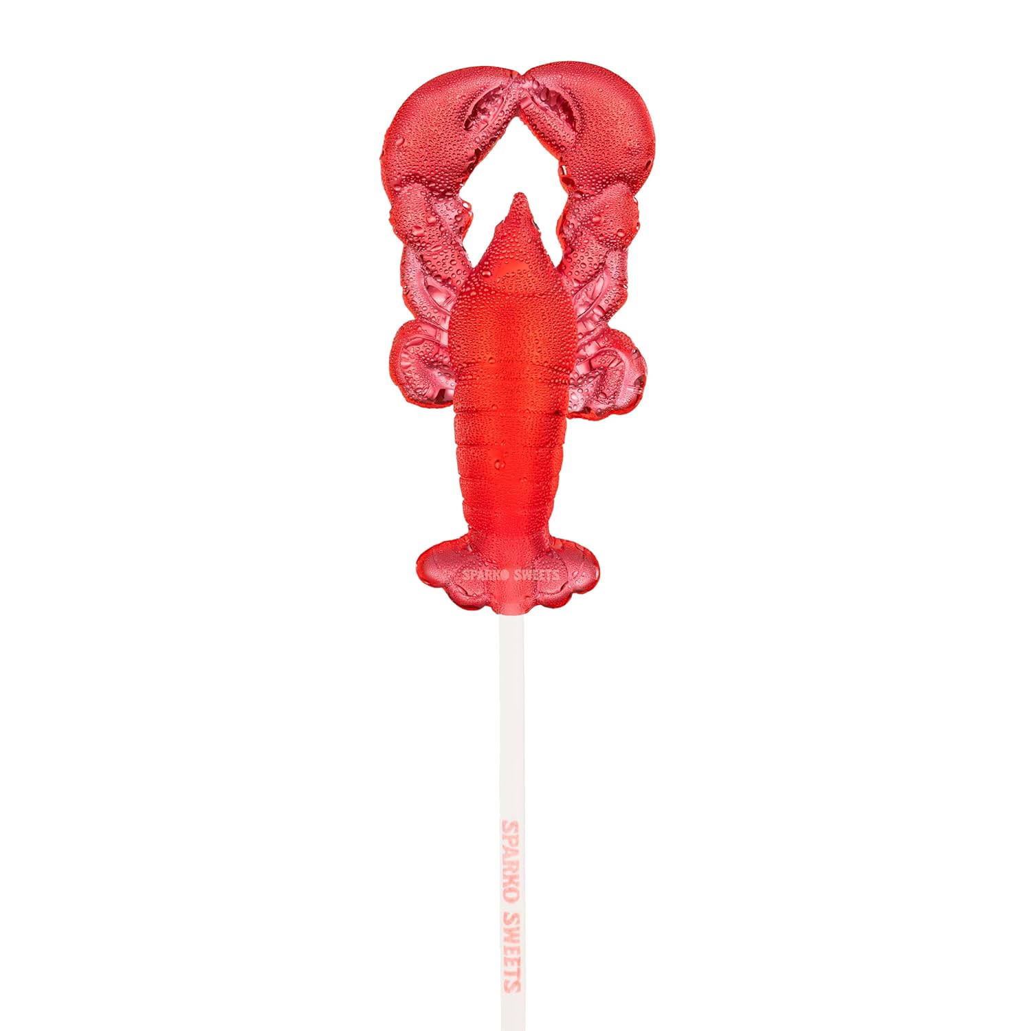 Sparko Sweets Watermelon Lobster Lollipops, 3.5 inches tall Large Candy, Red, 24 Count, Made in USA, Perfect for Weddings, BBQs & Themed Parties, 5 lbs
