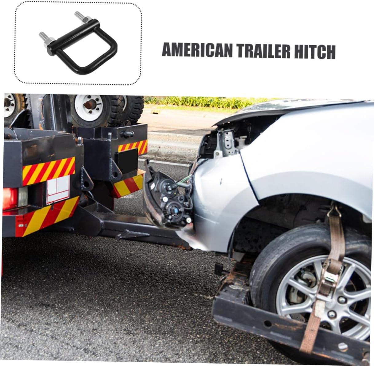 2pcs Metal Anti-Rattle Trailer Hitch Tightener Clamp for Secure Towing Heavy Duty Stabilizer Attachment for Trailer Coupler Quick and Easy Installation Noise Reduction Design