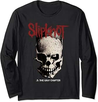 Amazon.com: Slipknot Official Tribal Skull Back Long Sleeve