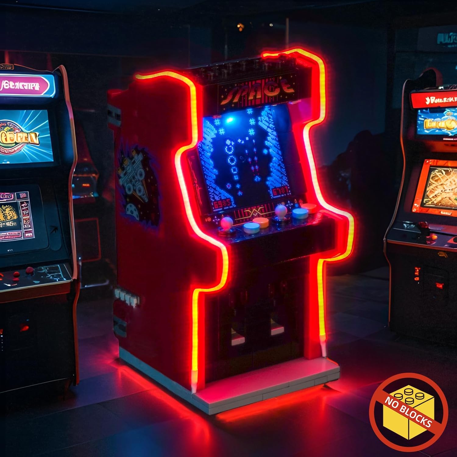 BrickBling LED Light Kit Compatible with Lego Arcade Machine, Creative Light Compatible with Lego 40805 - Not Come with Model